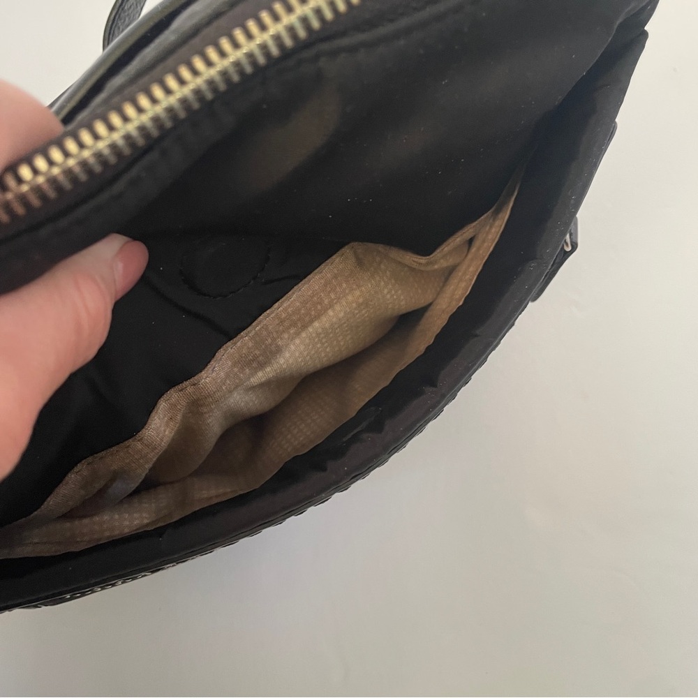 Brighton Black Crossbody Bag with Silver Accents - Picture 4 of 11